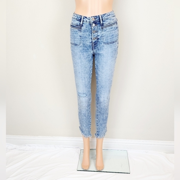 William Rast By Justine Timberlake & Tracy Ayala High Rise Crop Jeans - Picture 1 of 11